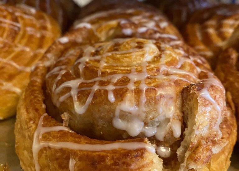 pastries with drizzle